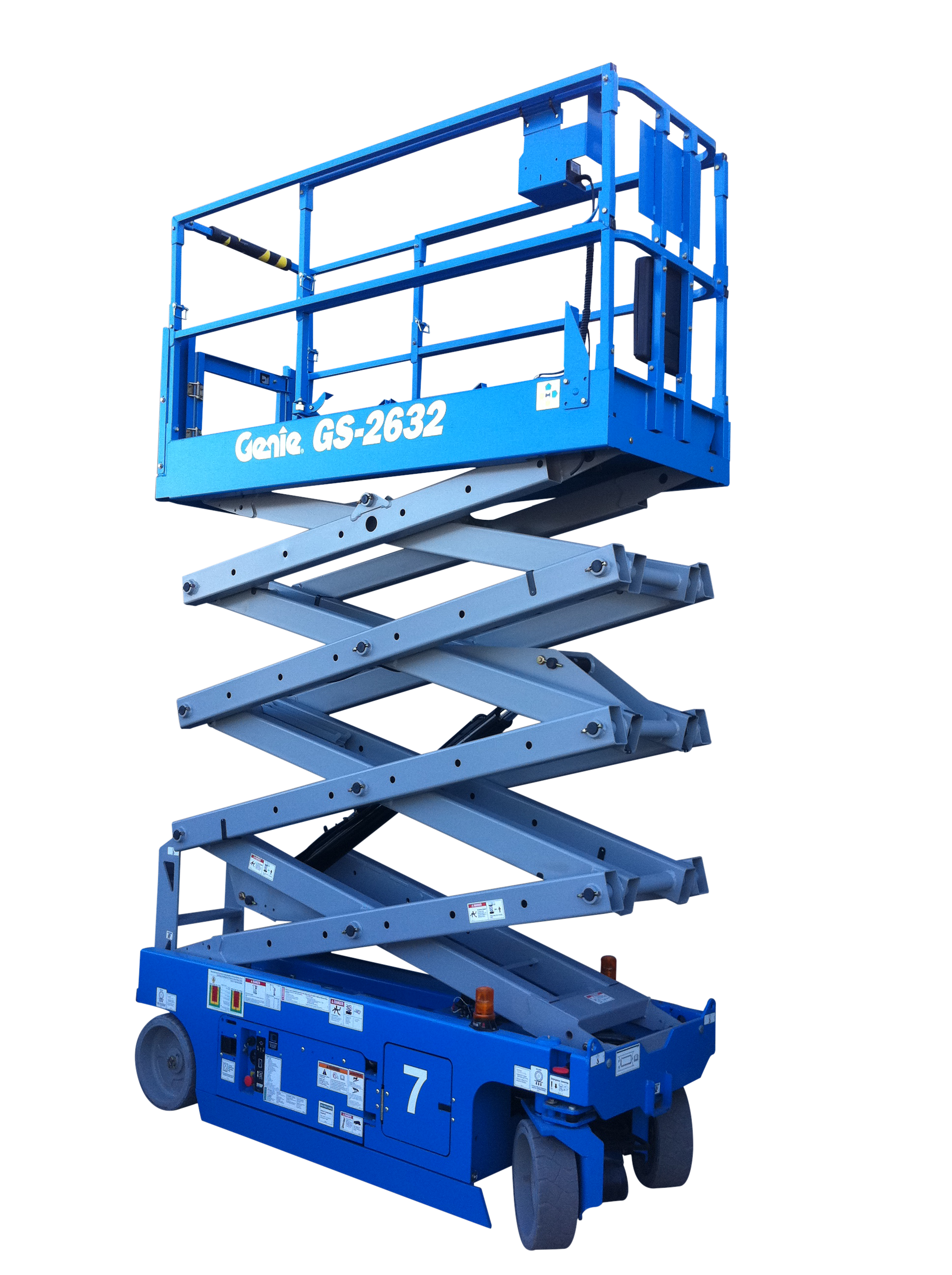 للإيجار رافعة مقصية كهربائية Genie GS-2632 – ارتفاع عمل 12 متر